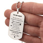TO MY MAN-DOG TAG