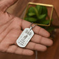 Father's Day Dog Tag (daughter)