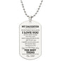 MY DAUGHTER/MOM-DOG TAG