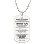 MY BONUS DAUGHTER/MOM-DOG TAG