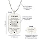 TO MY MAN-DOG TAG