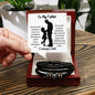 To My Father from Daughter bracelet