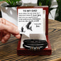 Fisherman Dad bracelet from Son