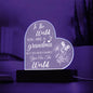 To The World-Grandma Acrylic Plaque