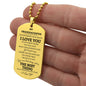 MY GRANDDAUGHTER-DOG TAG