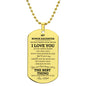 MY BONUS DAUGHTER/MOM-DOG TAG