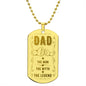 Father's Day Dog Tag (son)