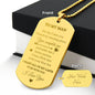TO MY MAN-DOG TAG