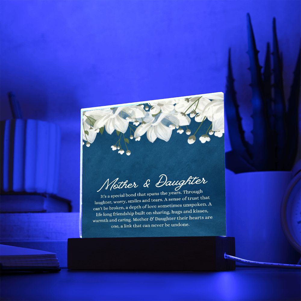 Mother & Daughter Plaque