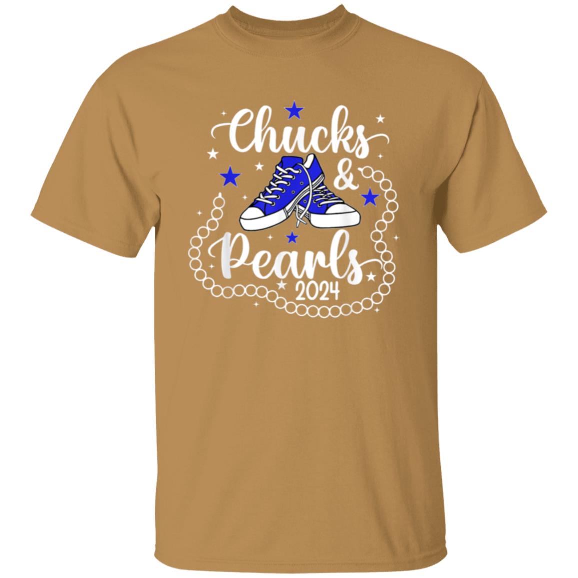 Chucks & Pearls Blue T-Shirt