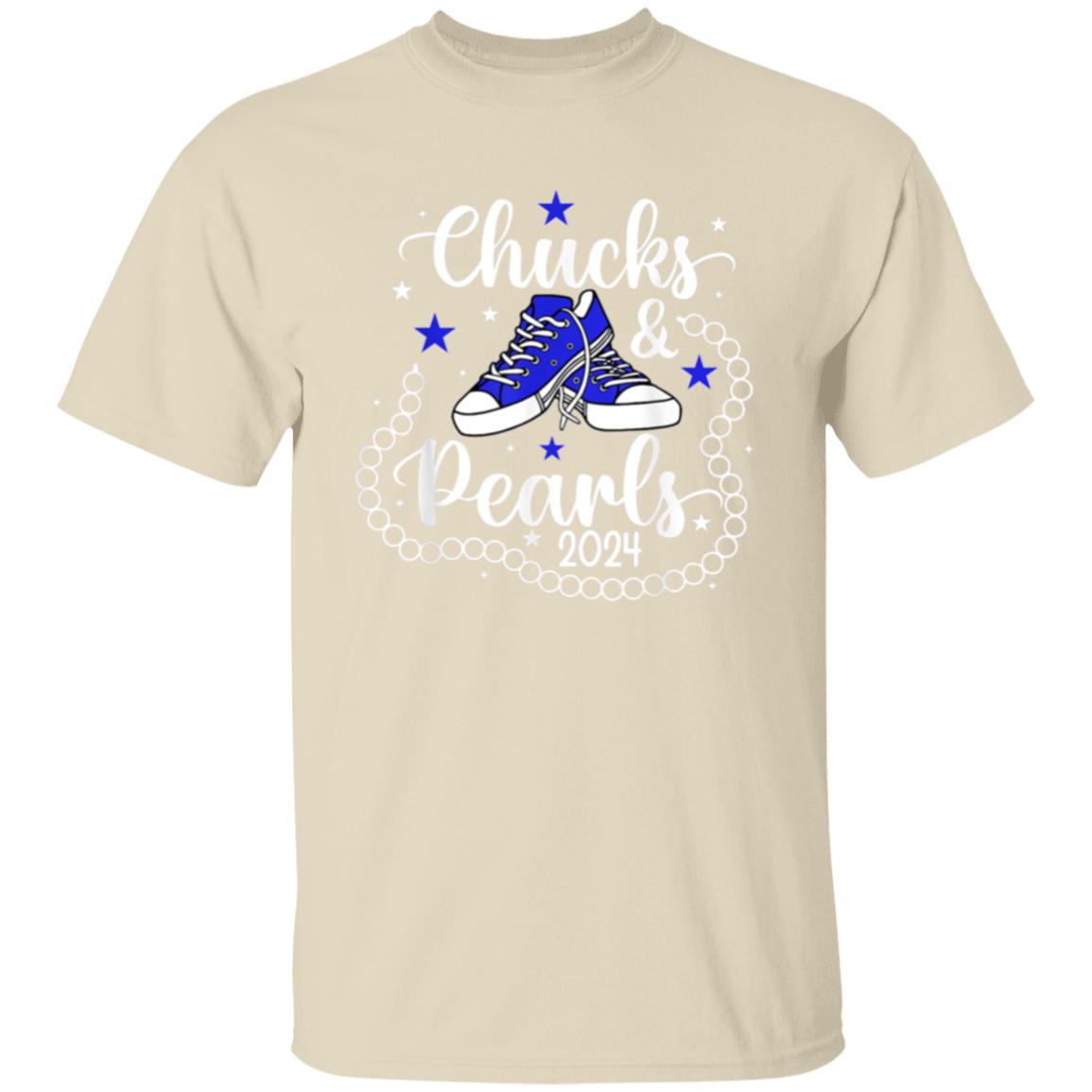 Chucks & Pearls Blue T-Shirt