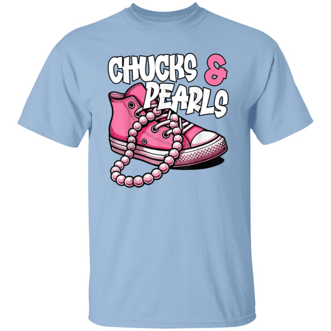 Chucks & Pearls Pink T-Shirt