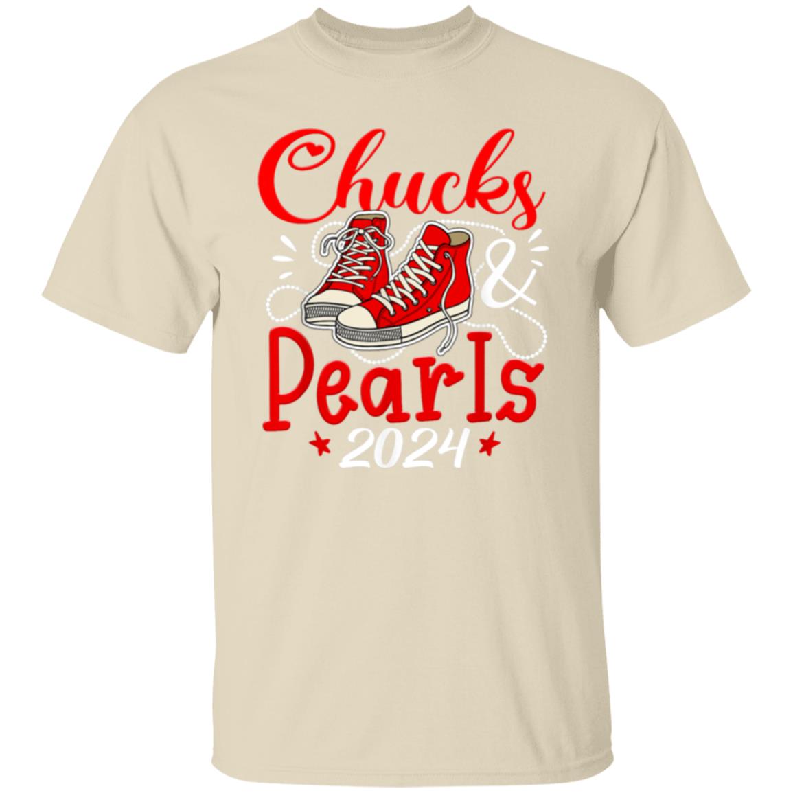 Chucks & Pearls Red T-Shirt