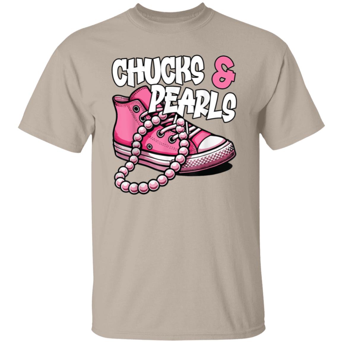 Chucks & Pearls Pink T-Shirt