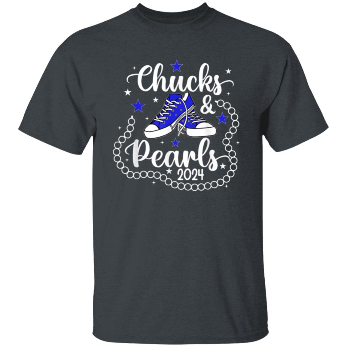 Chucks & Pearls Blue T-Shirt