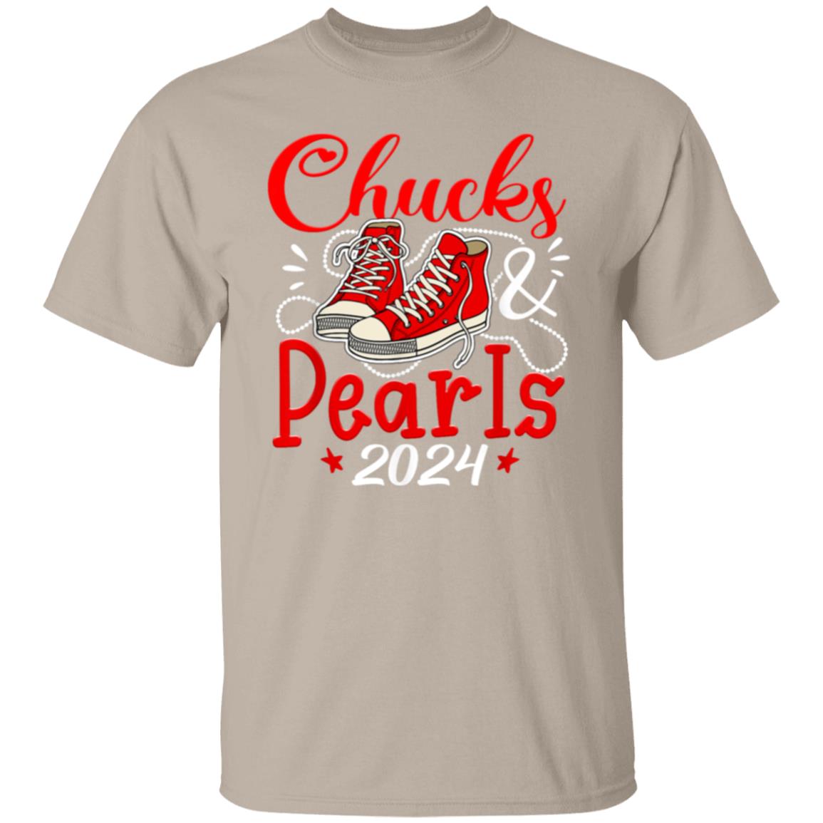 Chucks & Pearls Red T-Shirt