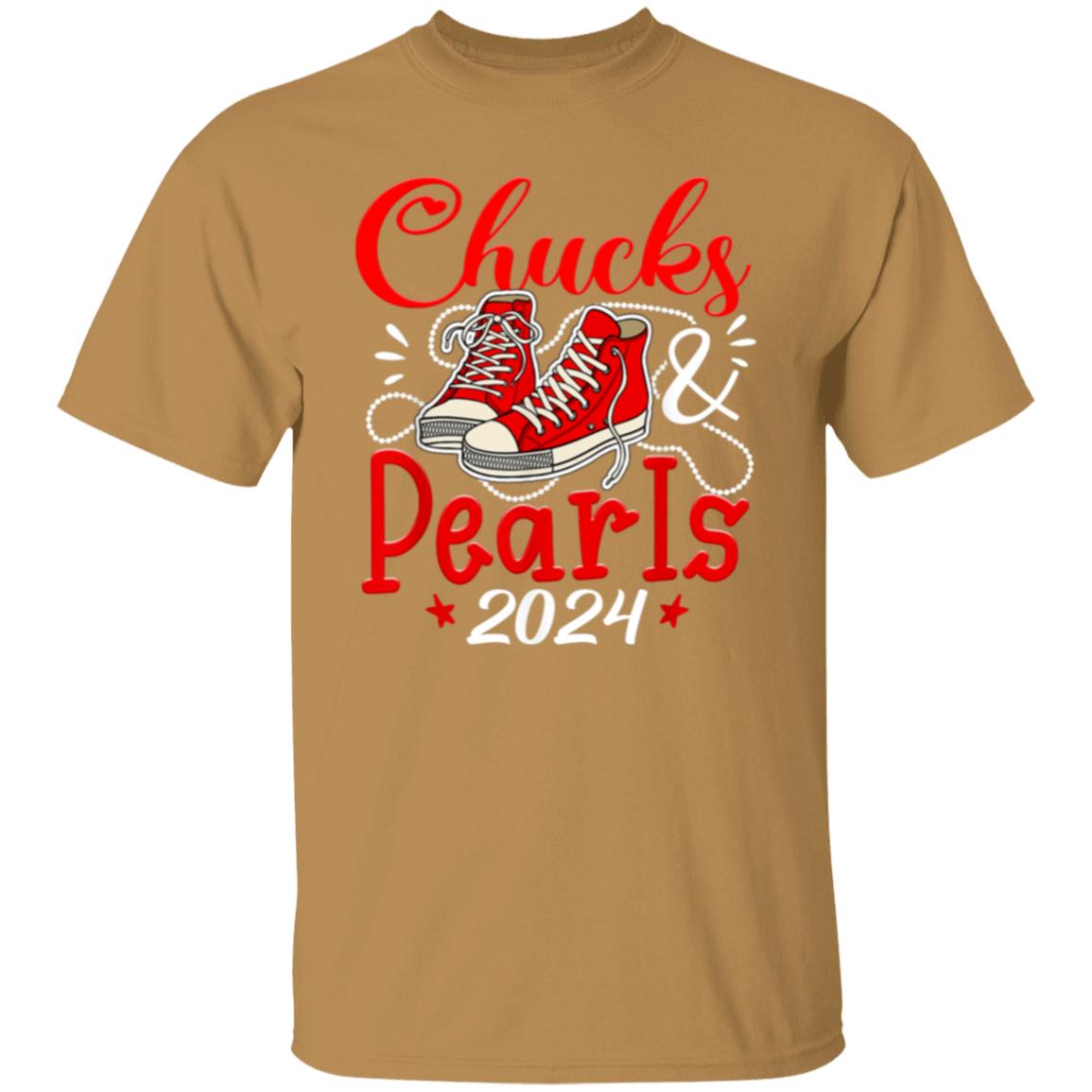 Chucks & Pearls Red T-Shirt