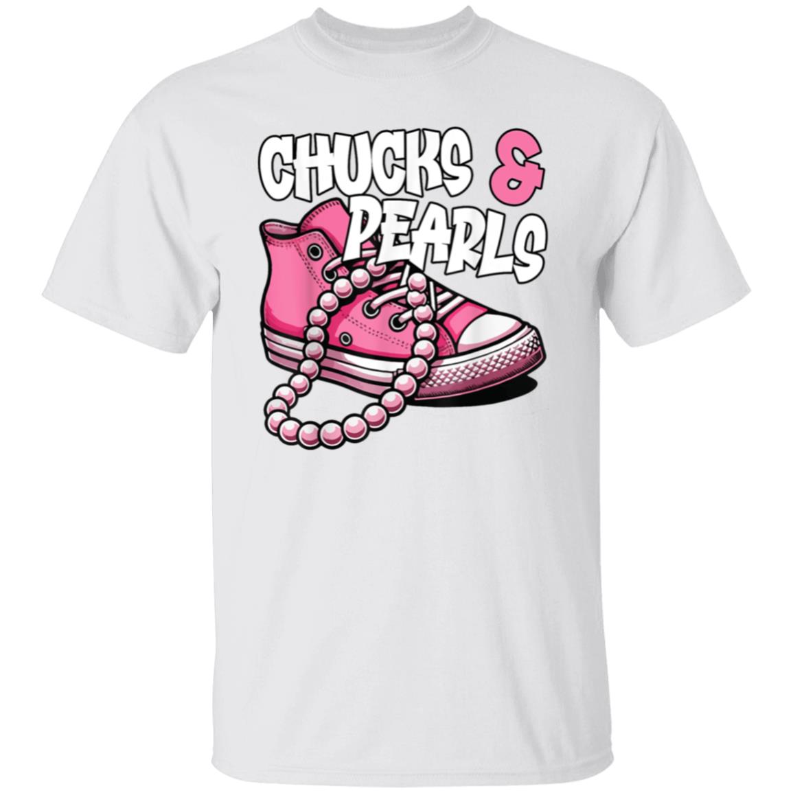 Chucks & Pearls Pink T-Shirt