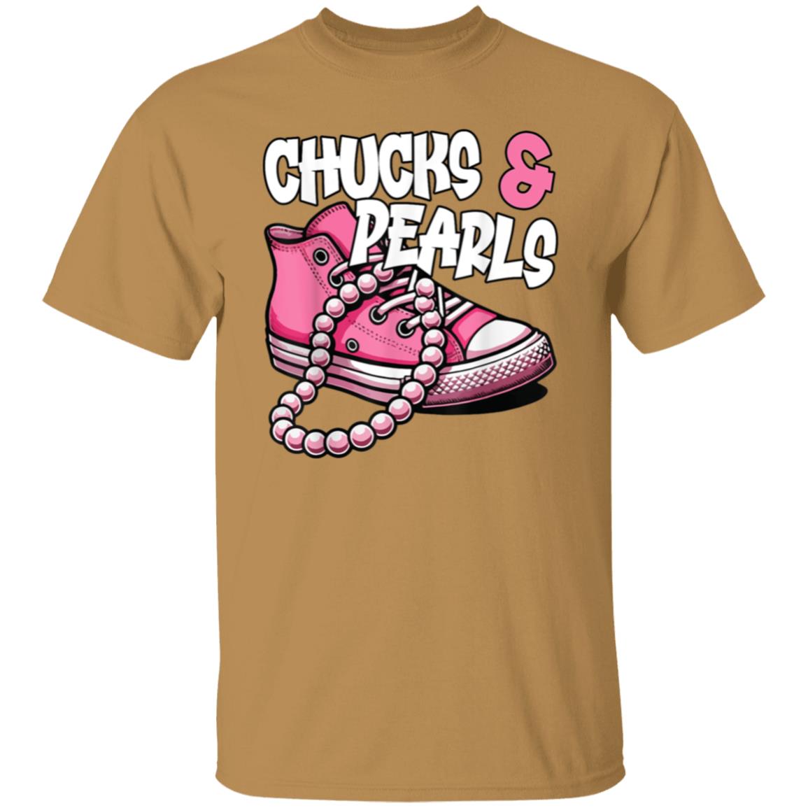 Chucks & Pearls Pink T-Shirt