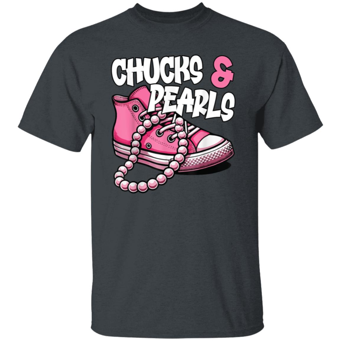 Chucks & Pearls Pink T-Shirt