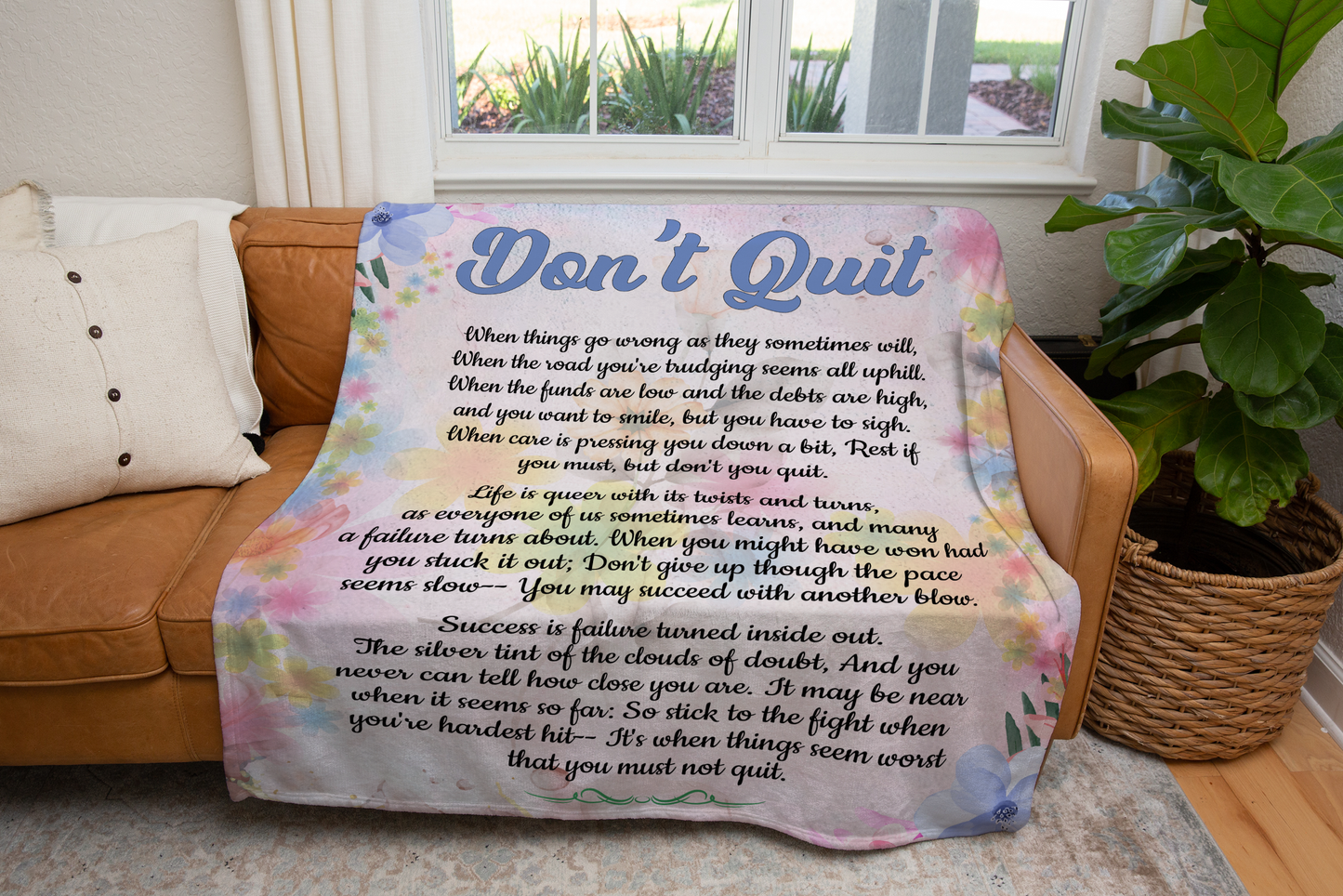 Don't Quit Blanket