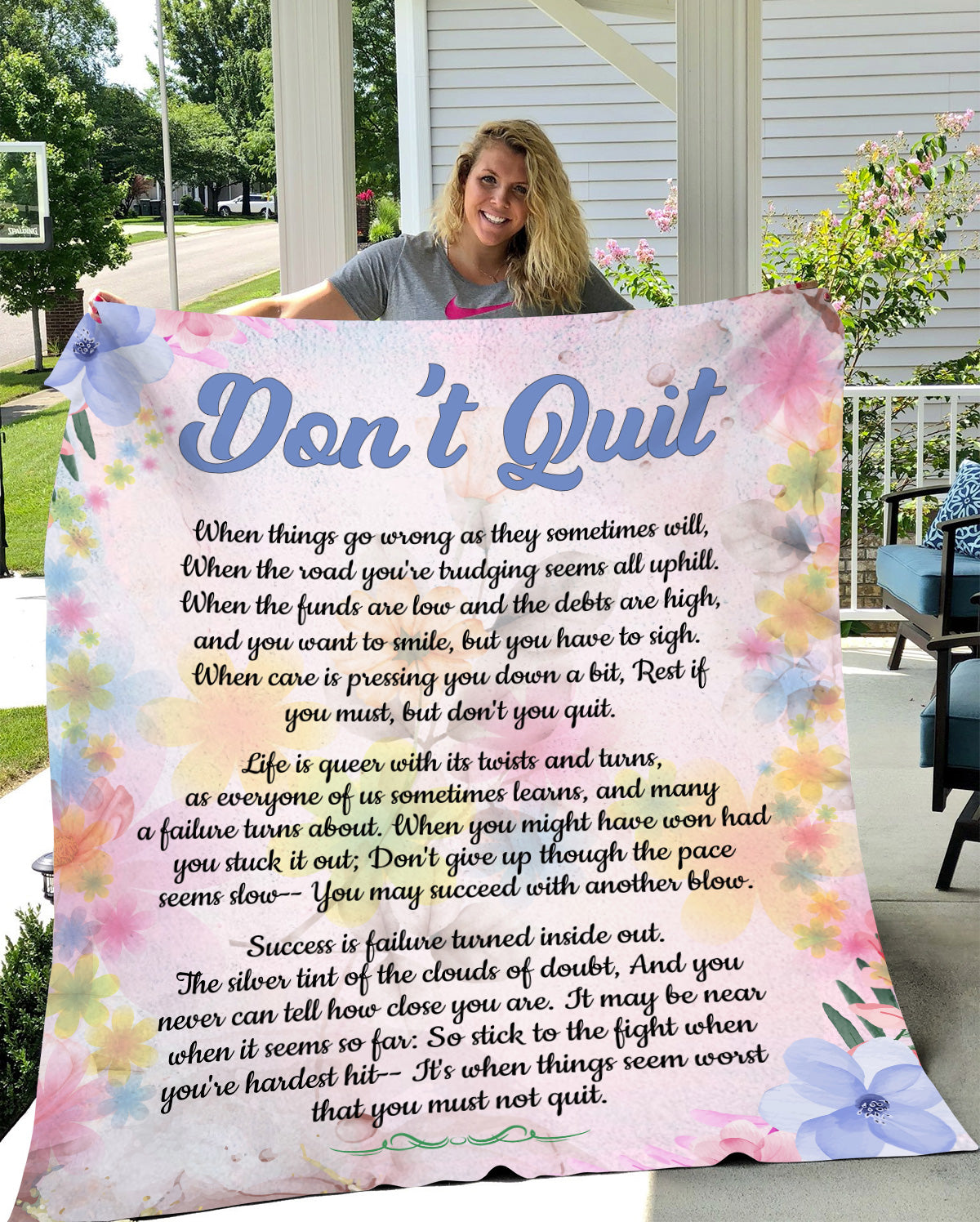 Don't Quit Blanket