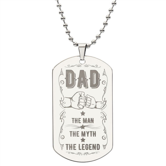 Father's Day Dog Tag (son)