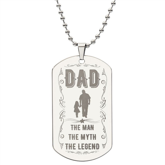 Father's Day Dog Tag (daughter)