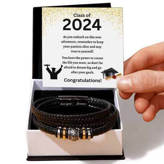 Congratulations 2024 Bracelet (Him)