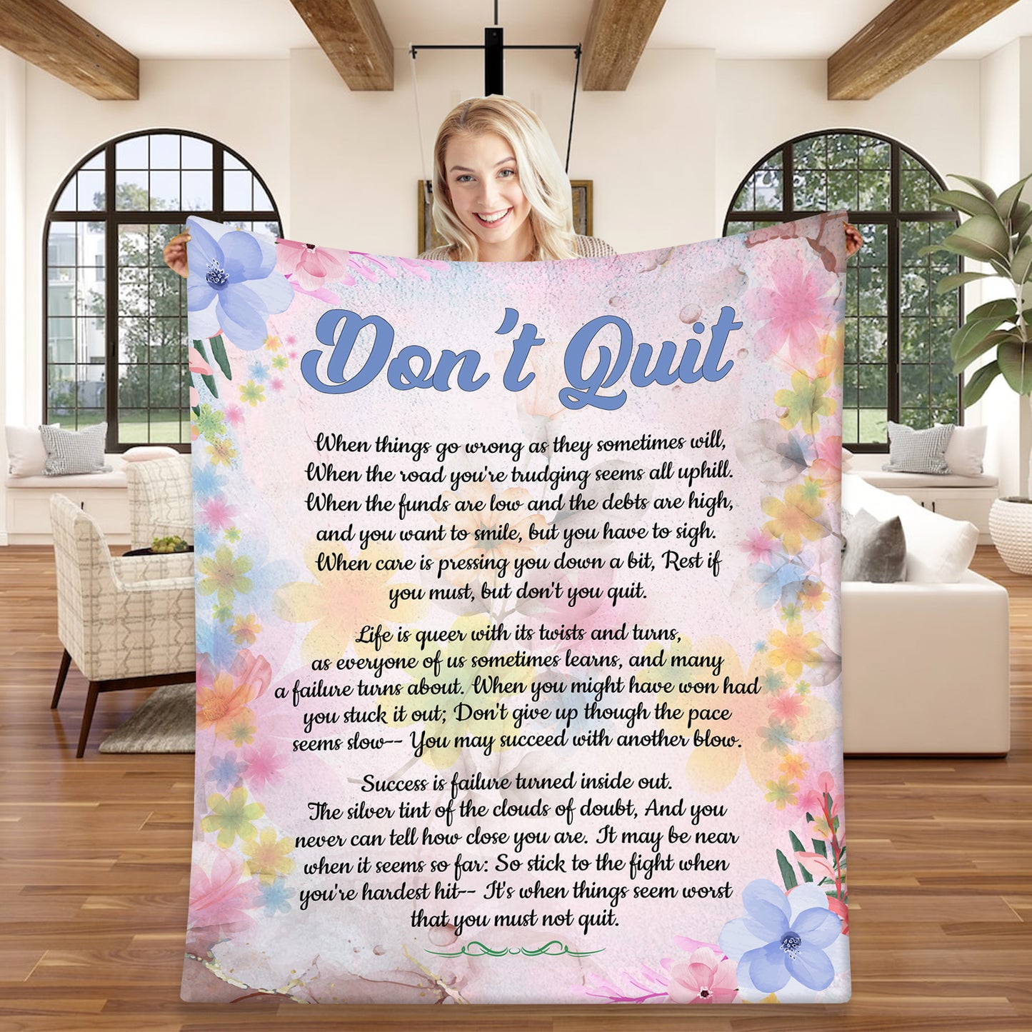 Don't Quit Blanket