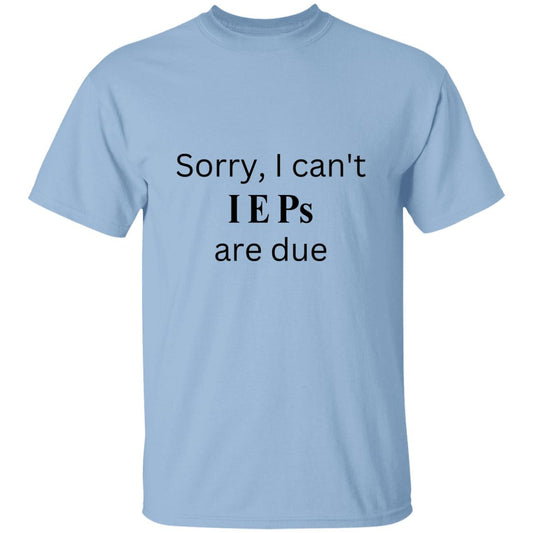 IEP DUE T-Shirt blk words