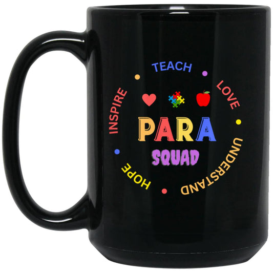 PARA 15 oz. Black Mug