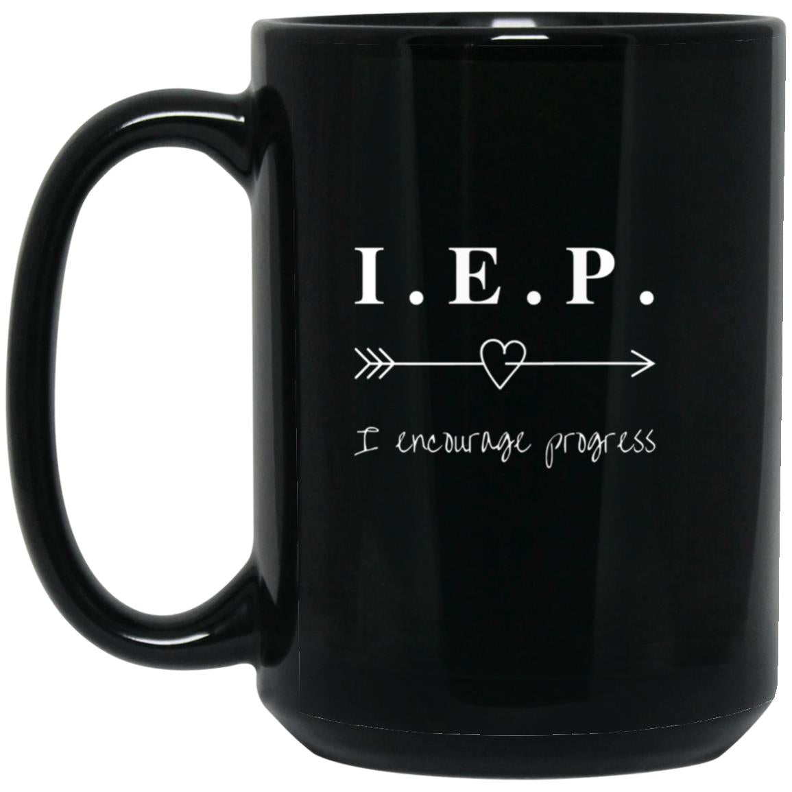 IEP 15 oz. Black Mug