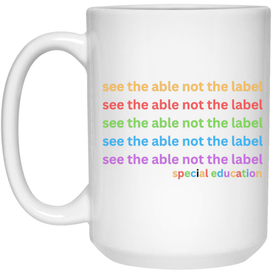 See the Able SPED 15 oz. White Mug