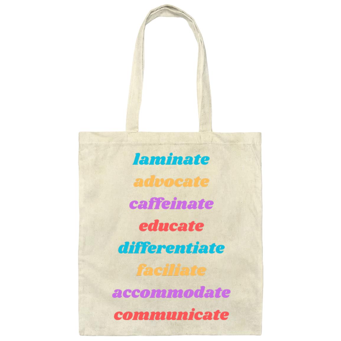 Laminate Advocate Canvas Tote Bag