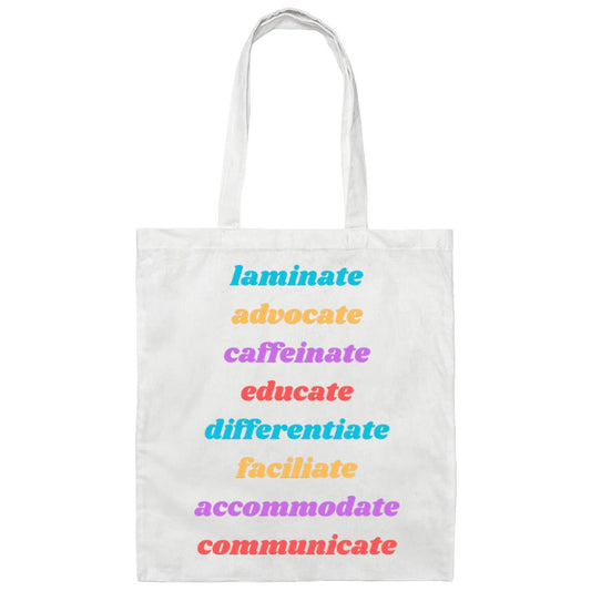 Laminate Advocate Canvas Tote Bag