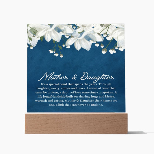 Mother & Daughter Plaque