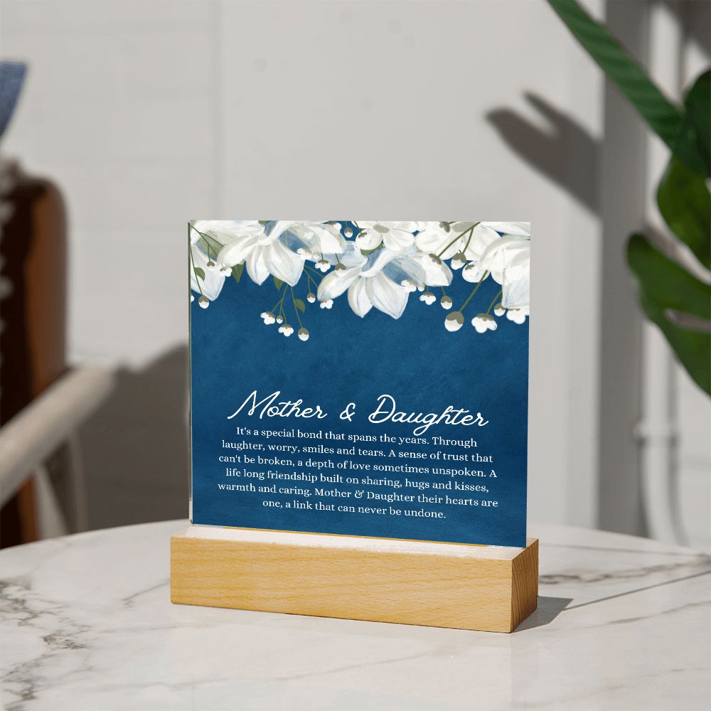Mother & Daughter Plaque