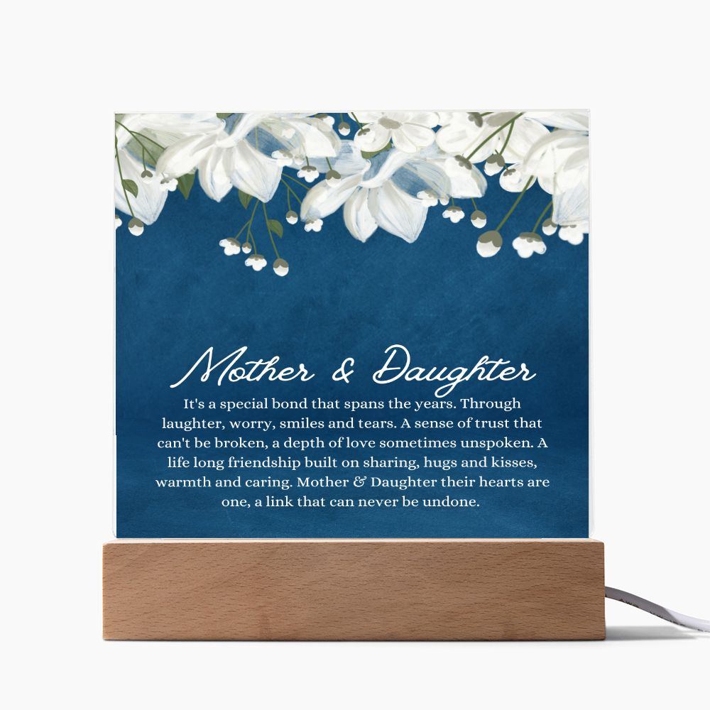 Mother & Daughter Plaque
